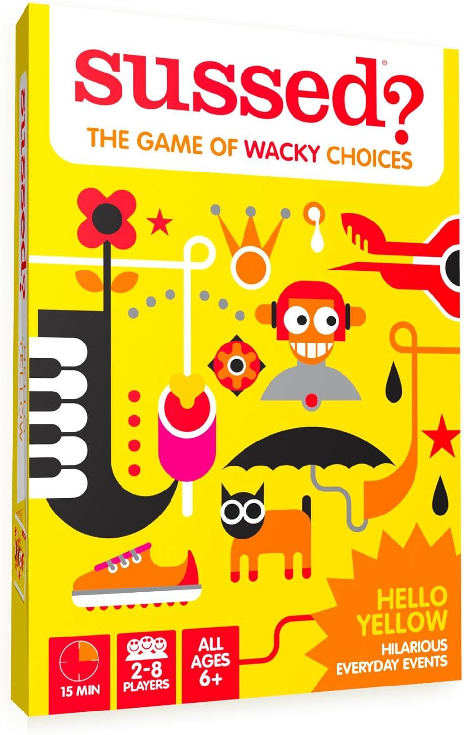 SUSSED's Wacky Summer Travel & Tested Yellow Pack - Social Fun for Family