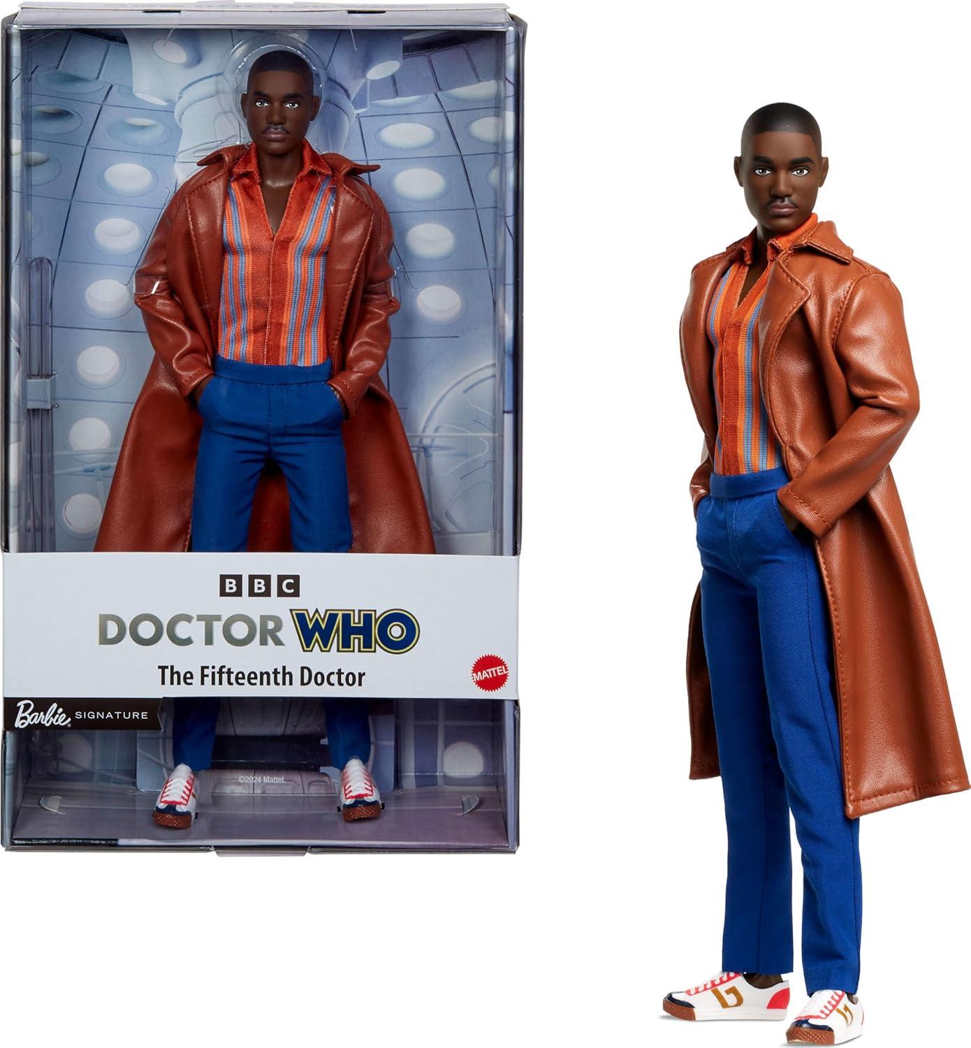 Barbie vs. Dr. Who Collectibles: 14th Season Poseable Joints... & Certificate of Authenticity