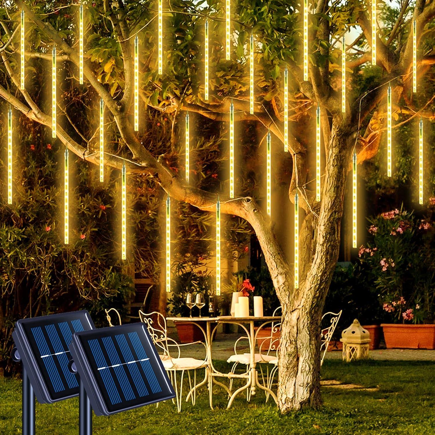 Solar-Powered 2-Pack vs. 288 LED Lights: Outdoor Eco-Friendly Surprise