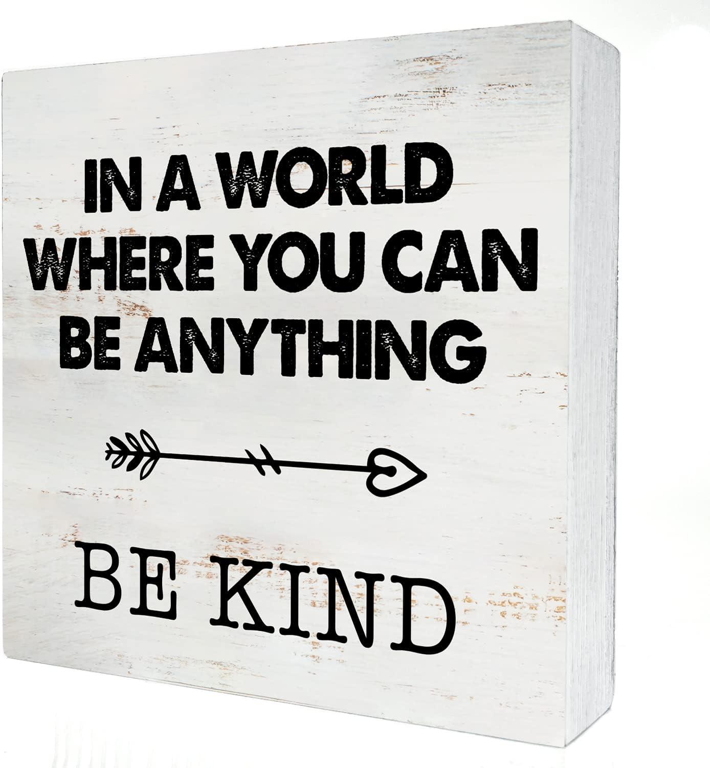 Home Decor Showdown: 5" x5" Rustic Kindness vs. Tested Durable-Shelf-Sitter?