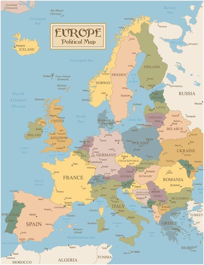 Vintage Europe Map vs 12x18 Wall Art: Tested for Surprising Travel Insights