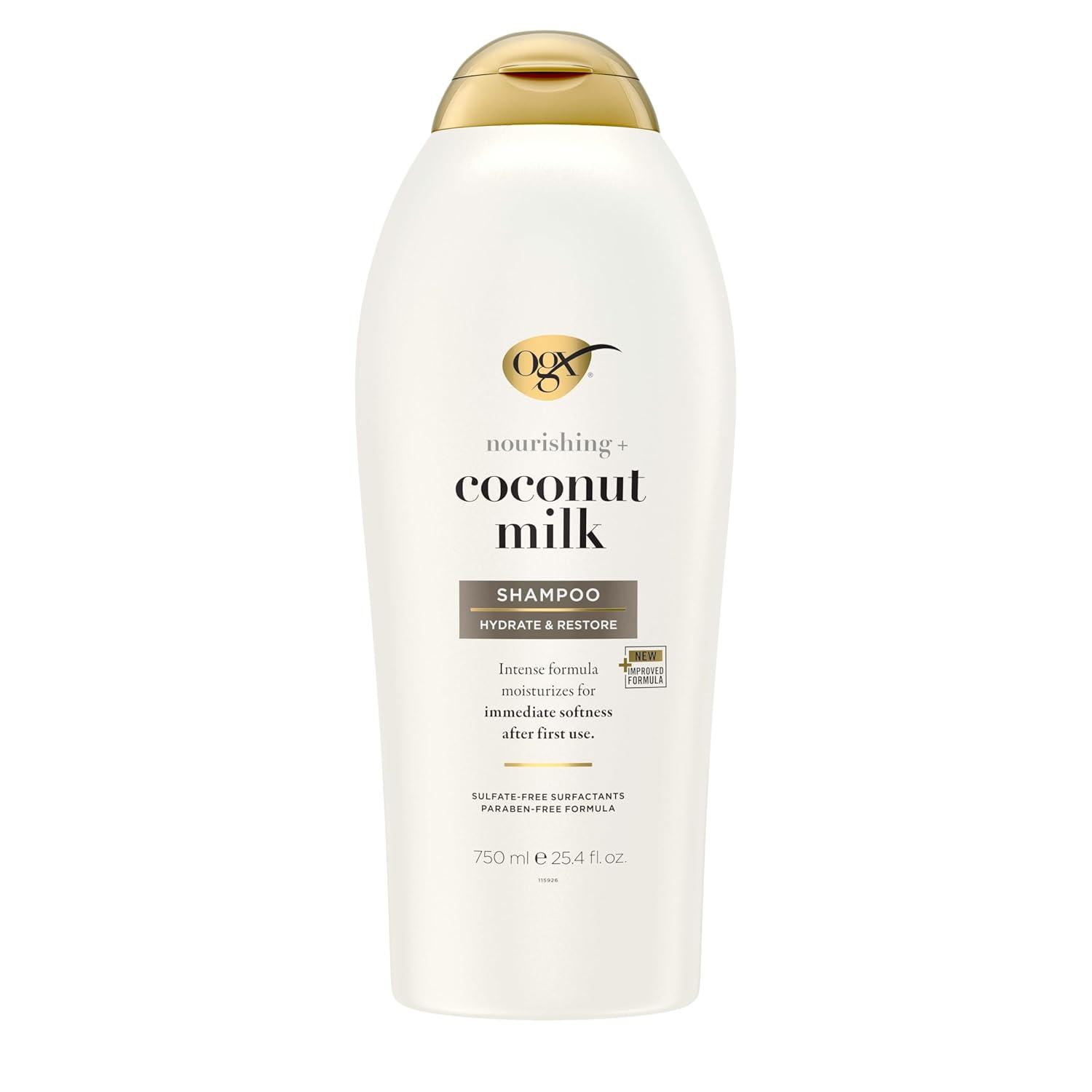 OGX Coconut Milk Shampoo: Surprising Hydration, Sulfate-Free Tested for Soft Hair