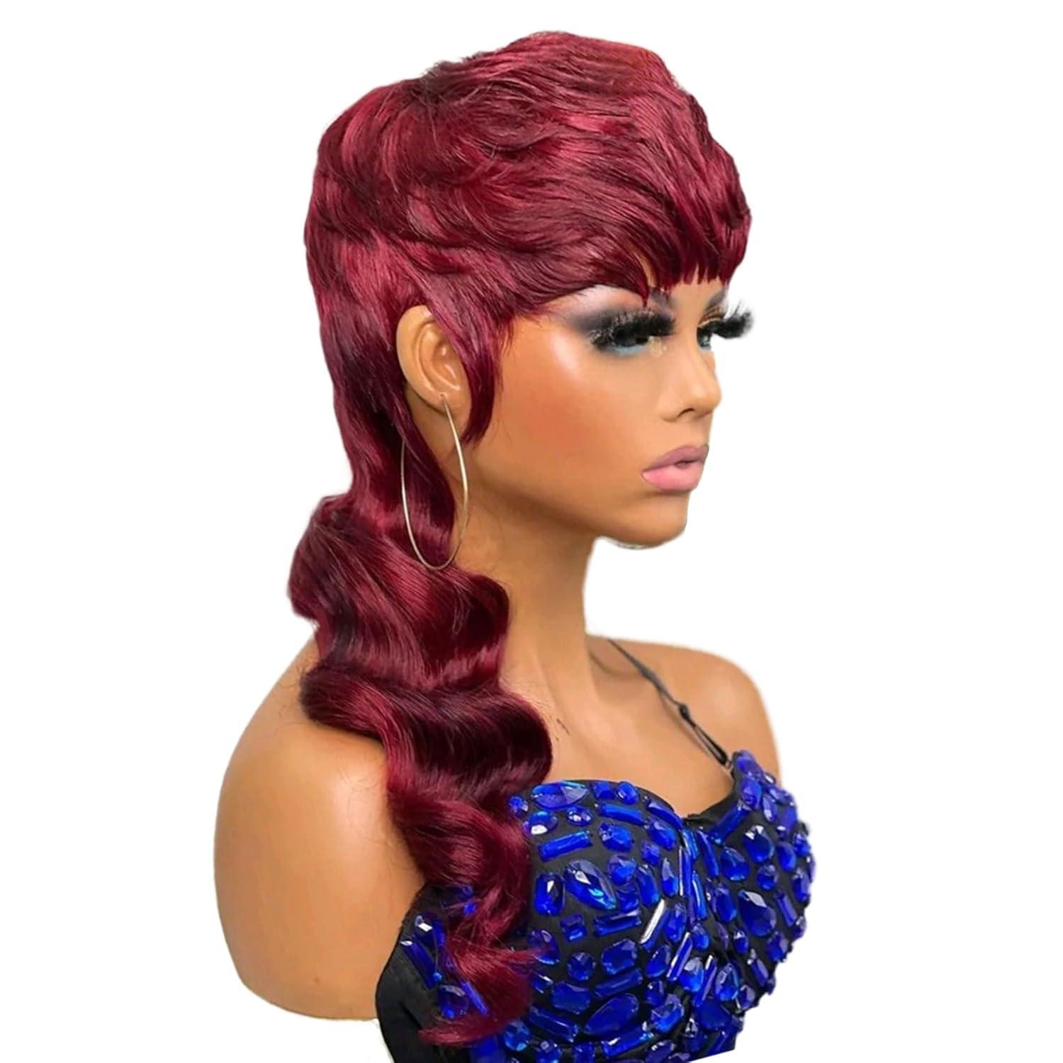 Surprising Insight: Mullet Wig's 99J Color Tested for Daily & Versatile Use!
