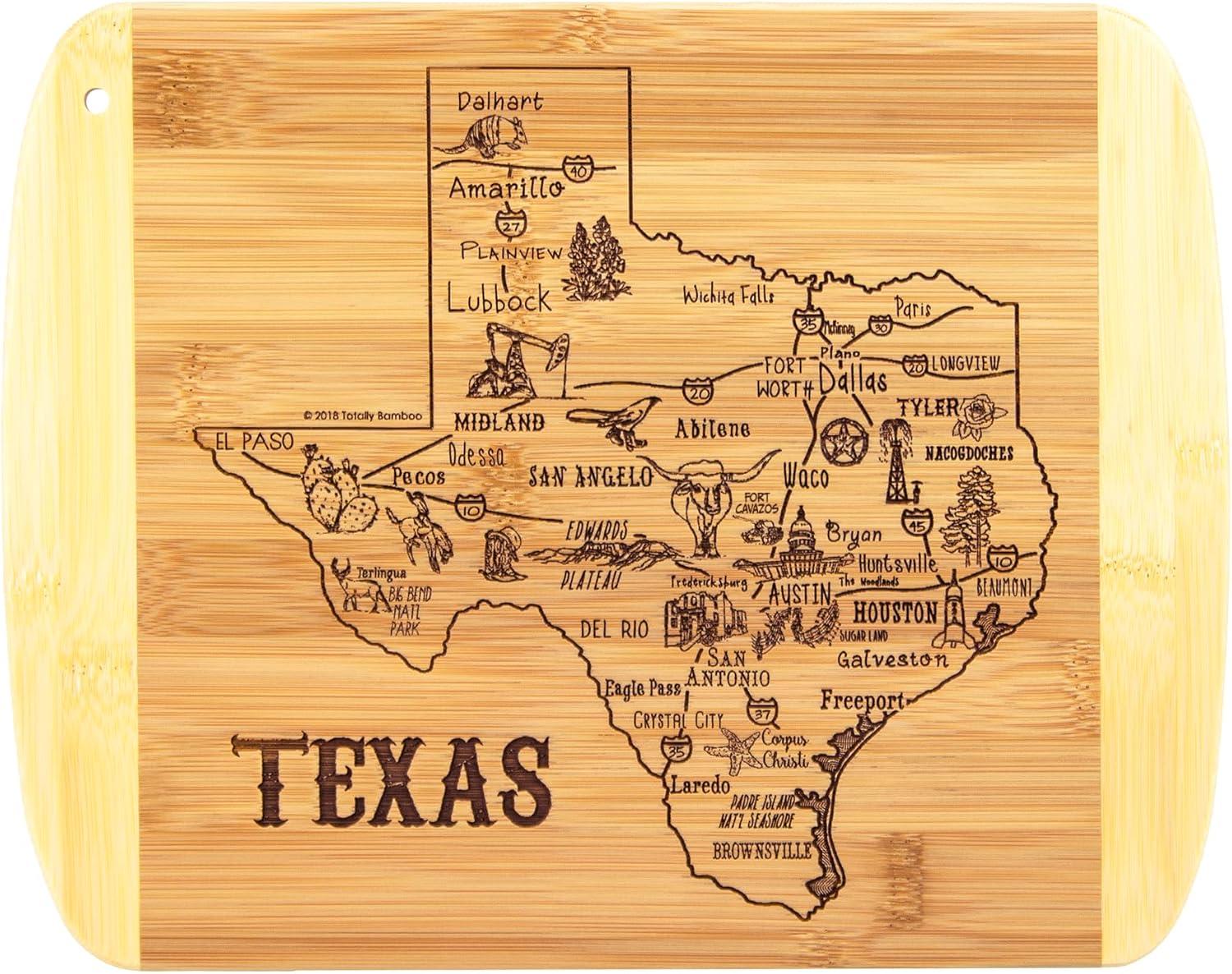 Texas-Themed Cutting Board: Surprising Eco-Friendly Twist