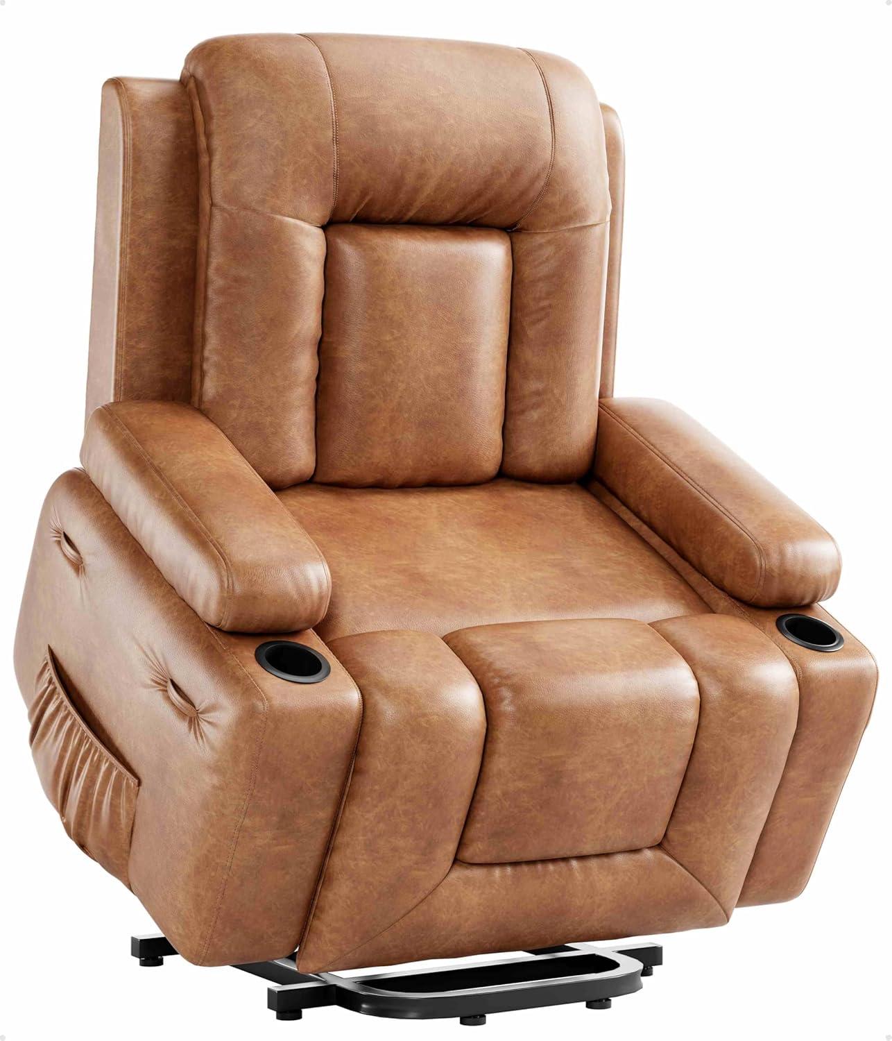 Showdown: Heat & Massage Recliner - Surprising Faux PU & Heavy-Duty Comfort for Seniors