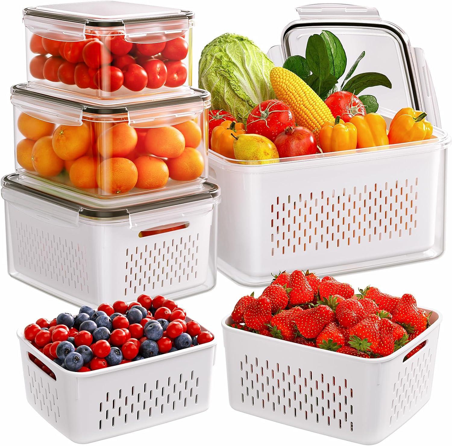 Surprising Freshness Boost: Stackable Food Containers with Leak-Proof Tech for Fridge Efficiency