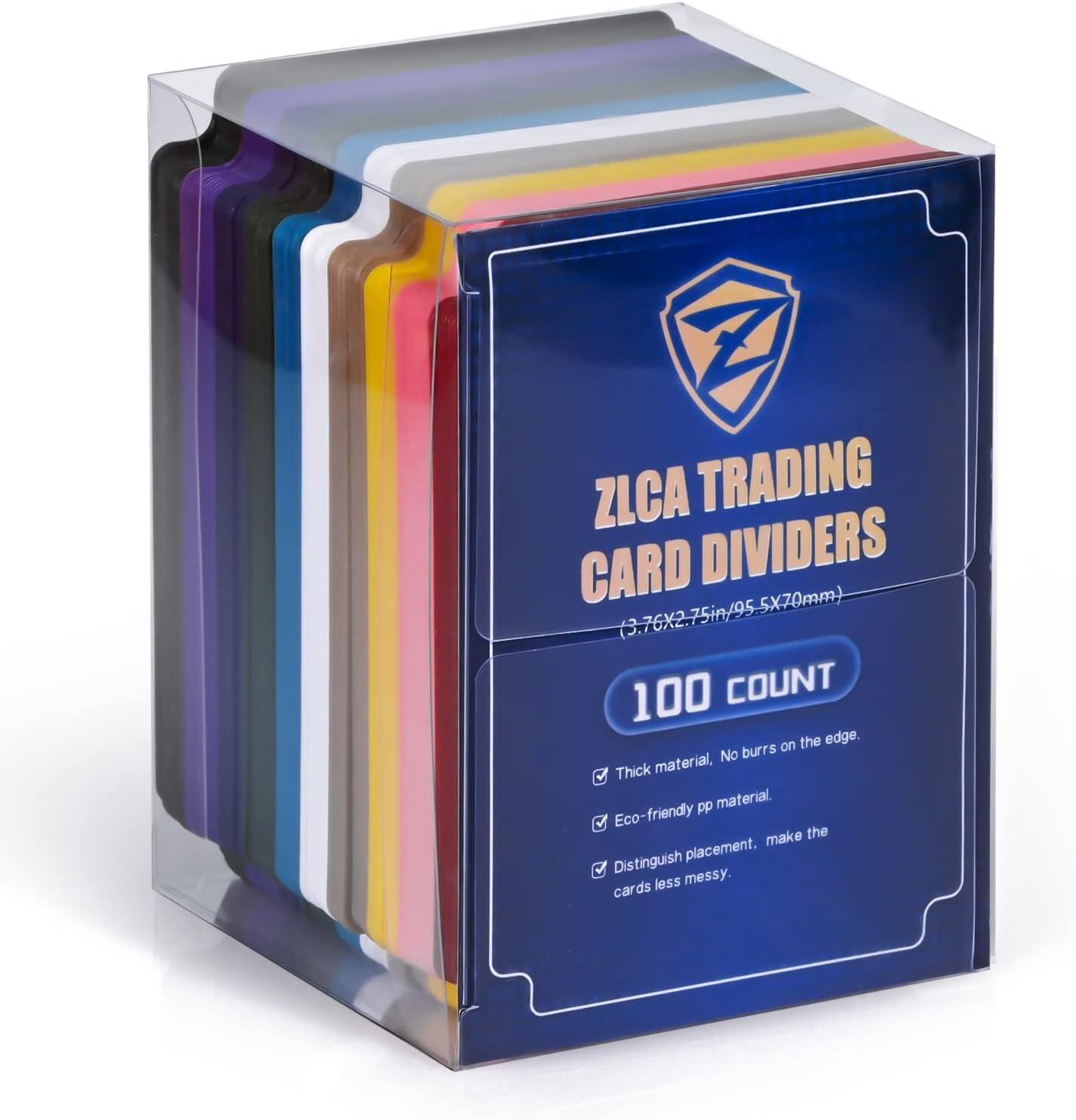 ZLCA Trading Card Dividers vs. +100 Colorful Tabs: Surprising Storage Efficiency?
