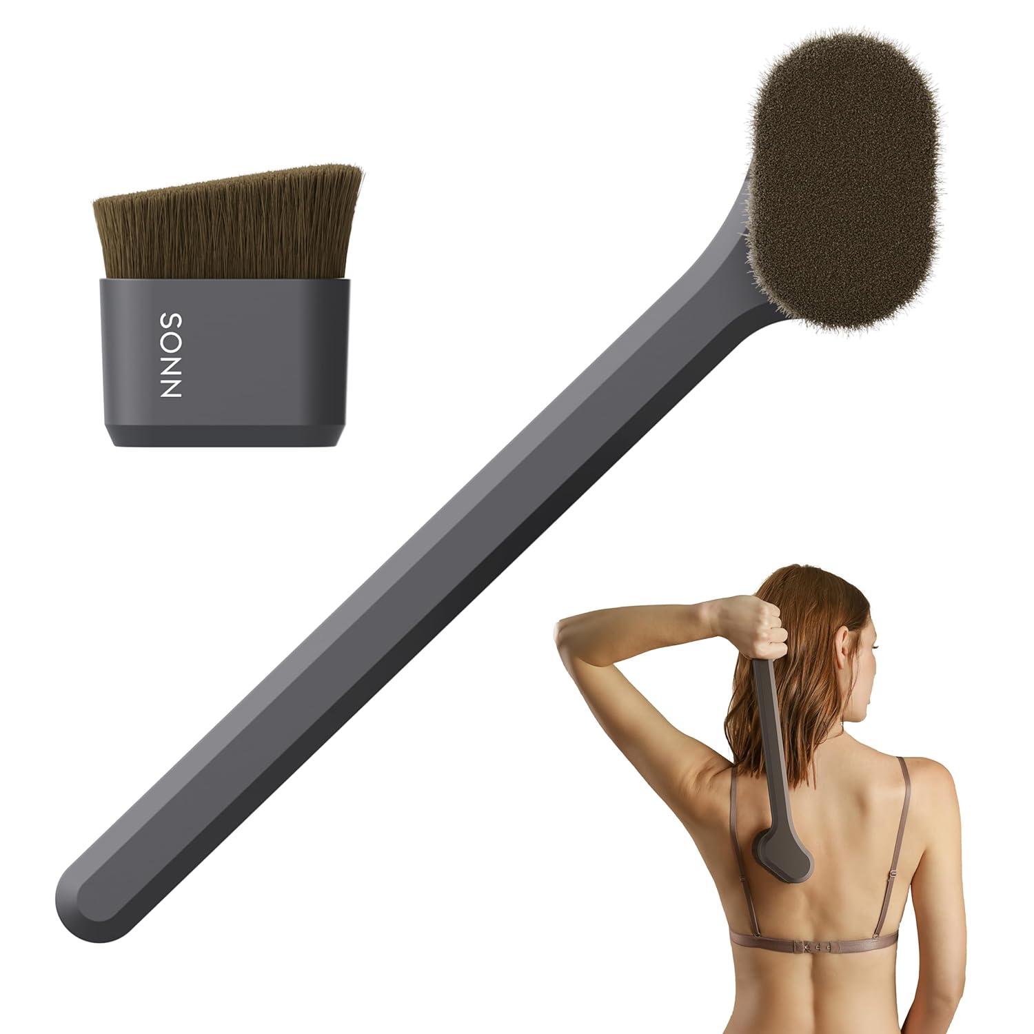 Self-Tanning Tools Showdown: Kabuki's Diffused Finish Tested vs. Back Brush Precision (Surprising Multi-Function)