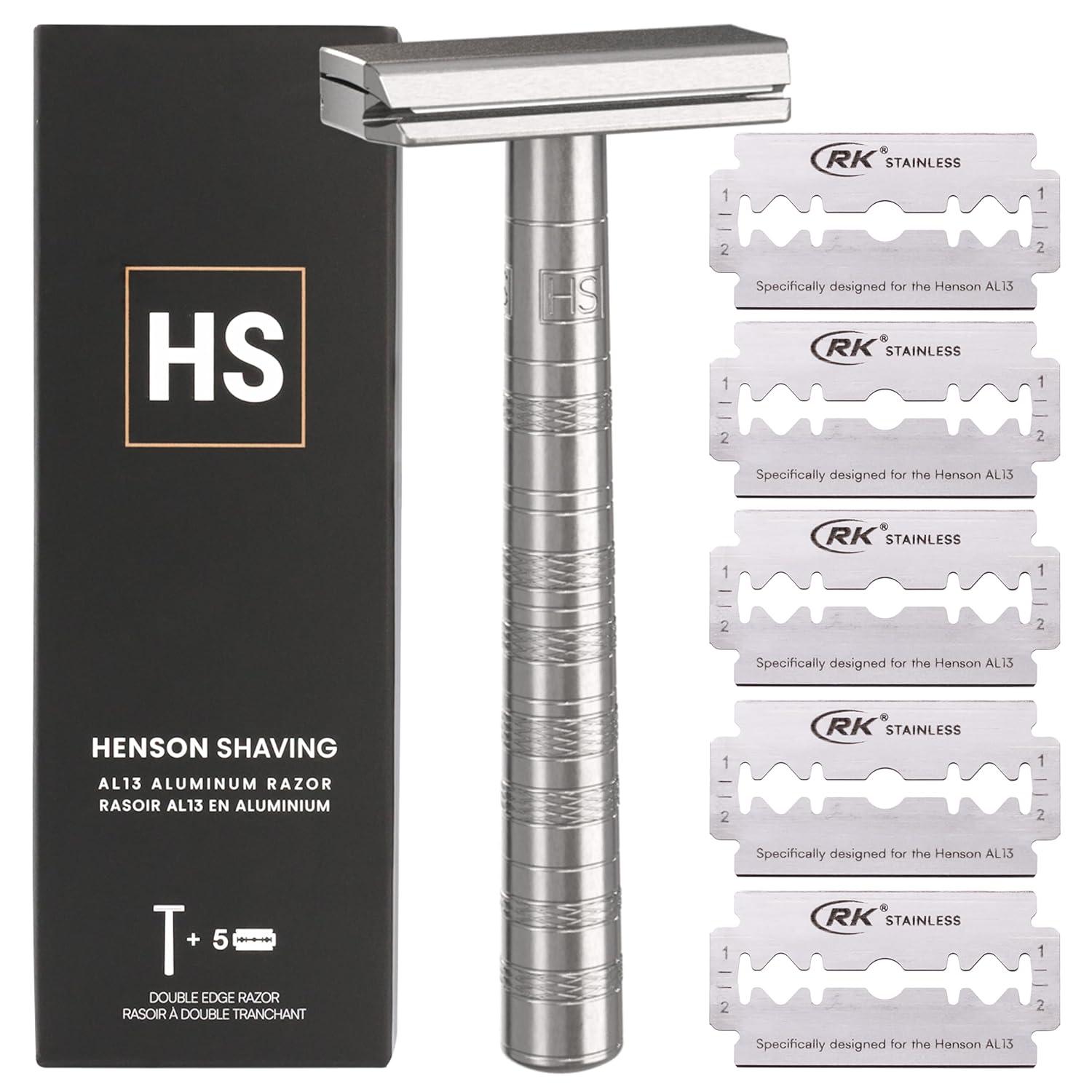 Henson Shaving Razor Showdown: 30° Precision & Reusable Blades... Tested for Eco-Conscious