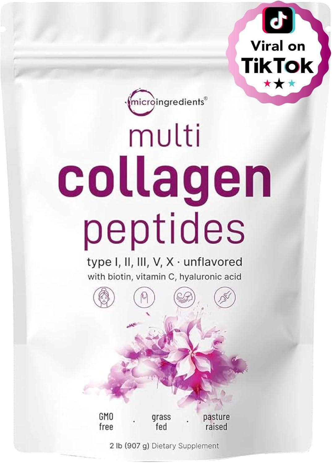 Showdown: Multi-Collagen Peptides, Biotin Boost, Unflavored Twist Tested for Hair, Skin, & Joint Health