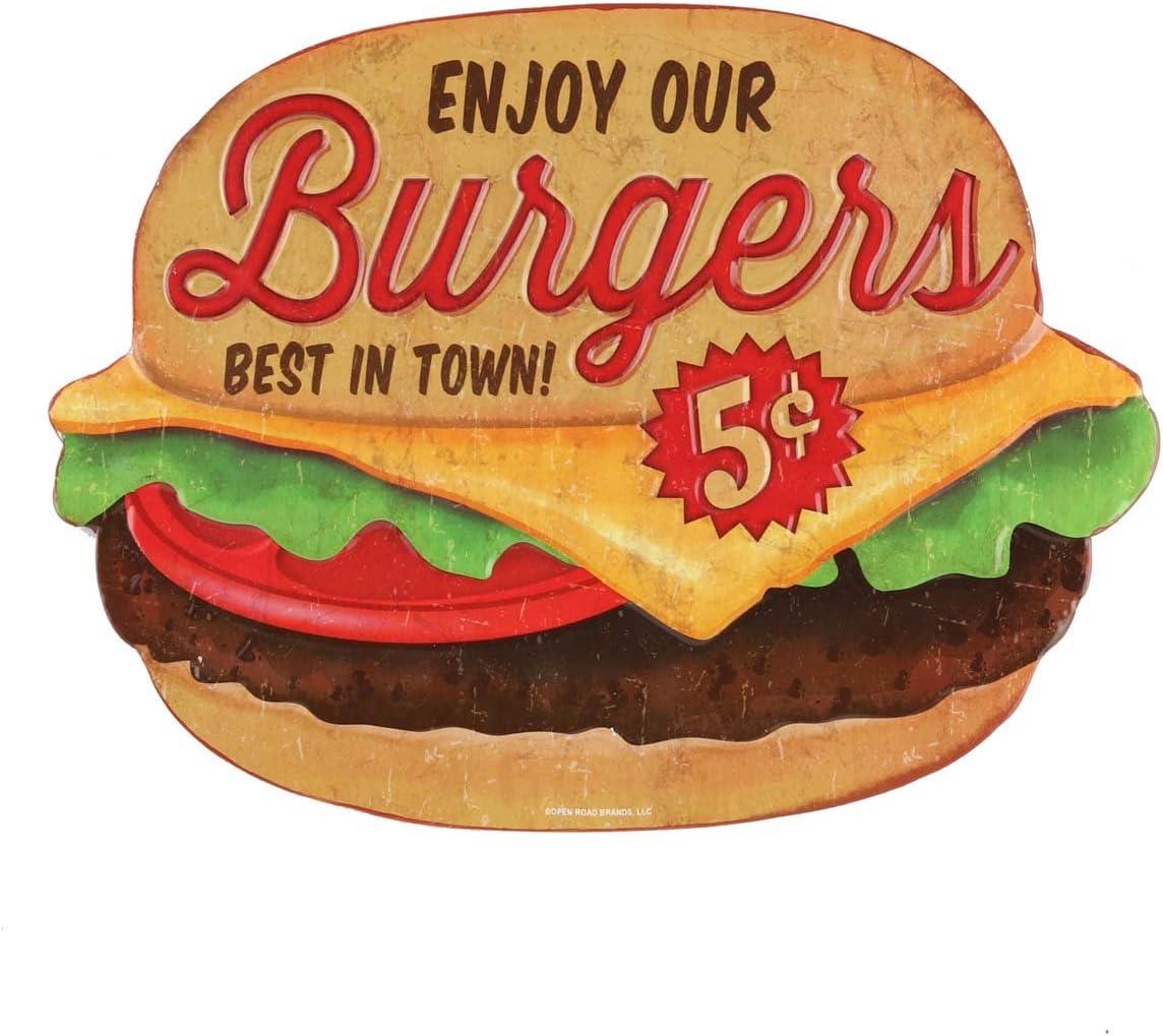 Embossed Metal Tested: Surprising Vintage Diner Sign for Kitchen-Man Cave Must-Have