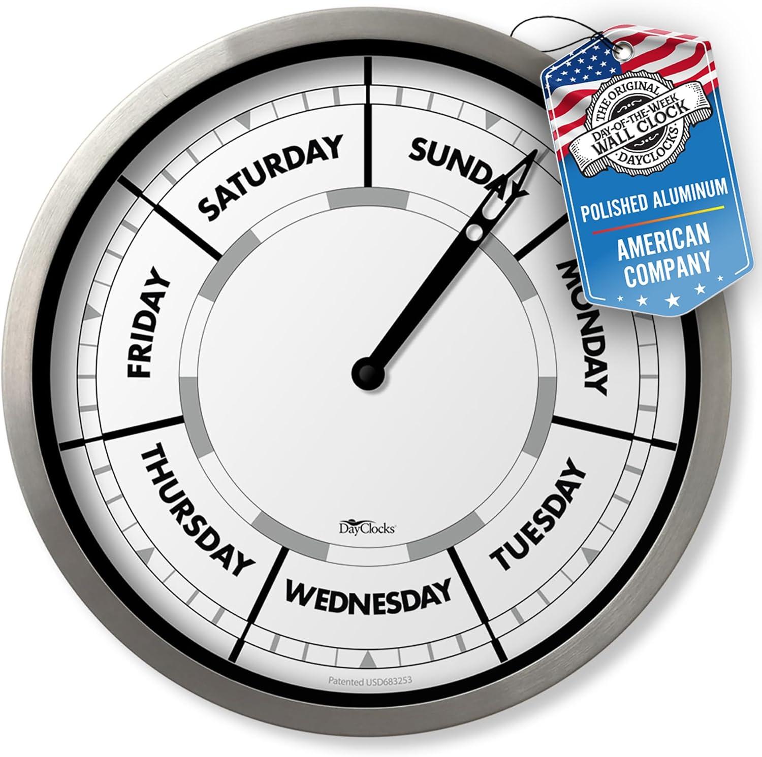 10" Aluminum Frame Wall Clock Tested: Surprising Retirement Gift with Calendar Display