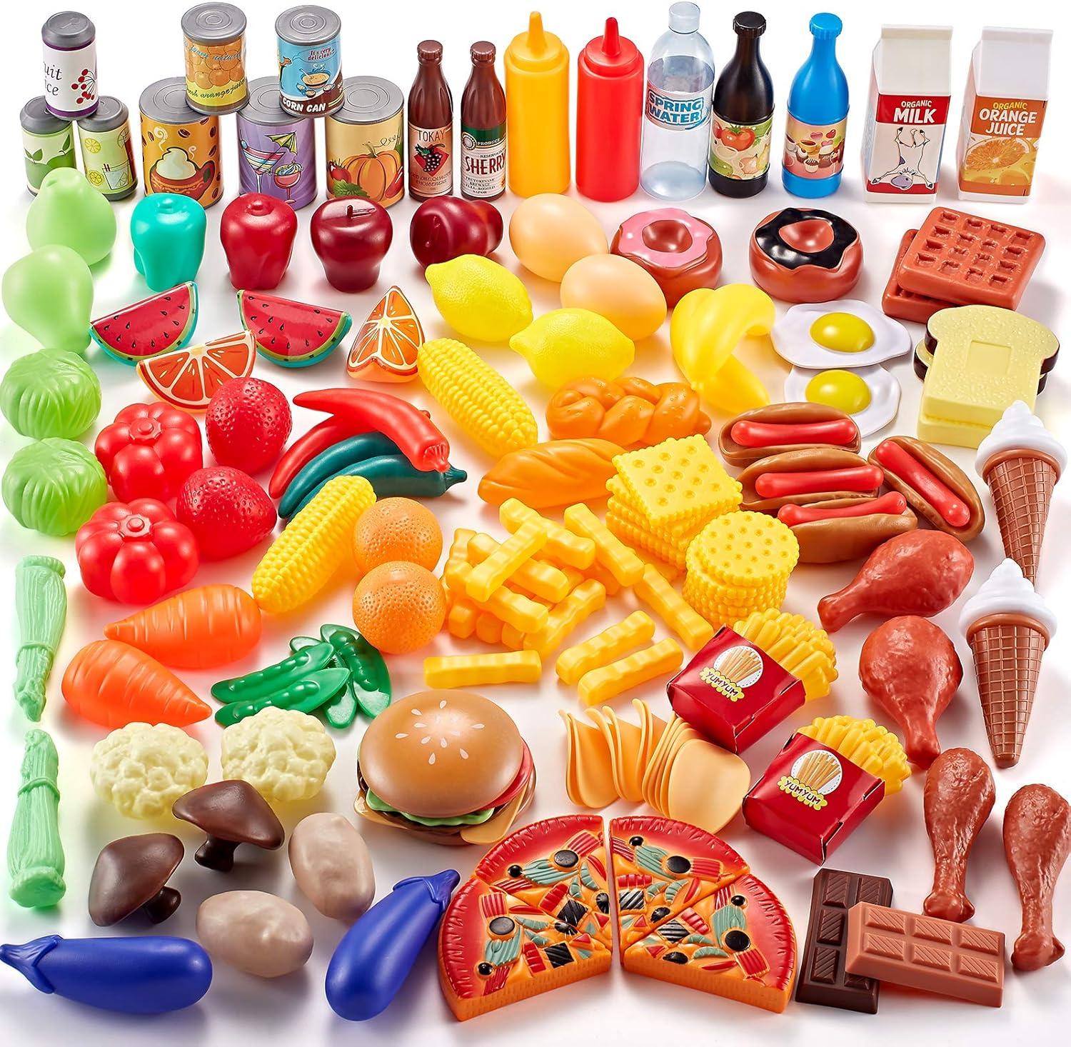 Toy Kitchen Accessories Showdown: 143-Piece Set, Storage Bag, Gender-Neutral Design - Surprising Benefits for Kids' Play