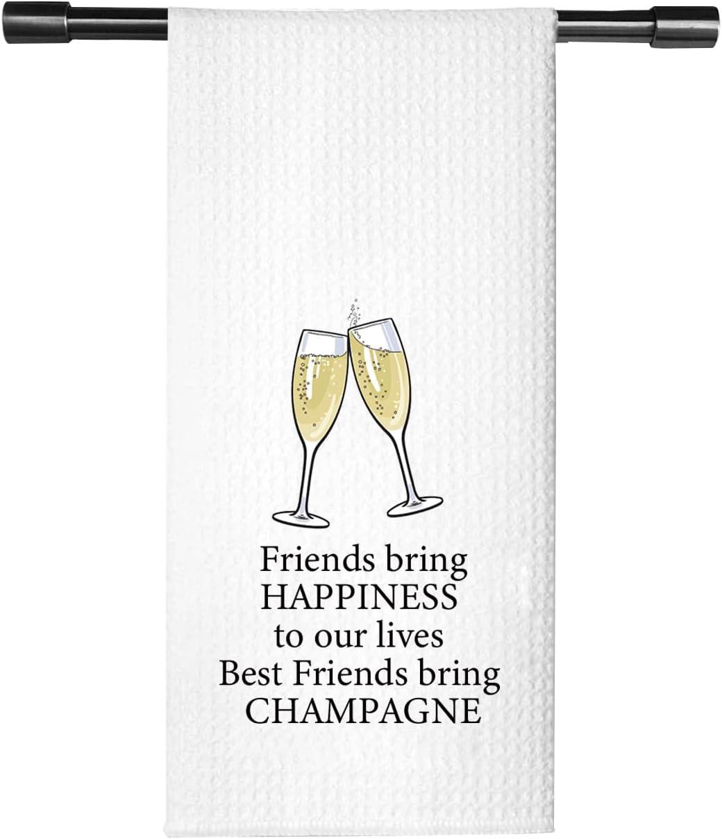 Funny Champagne Towels: Tested for Best-Friend Gifting