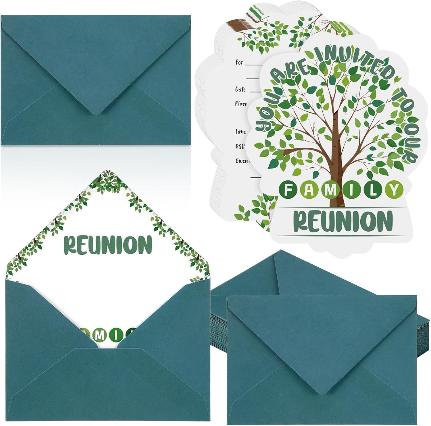 Surprising Insight: Family Tree Invites for Eco-Friendly Reunions