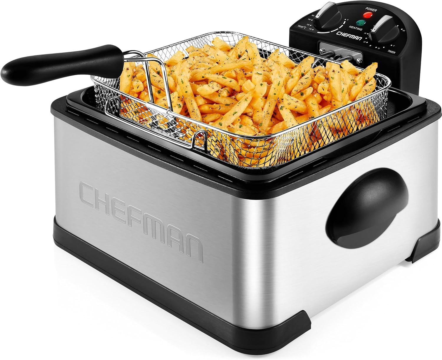 Surprising Mess-Free Magic: 4.5L Deep Fryer's Secret to Spotless Kitchens