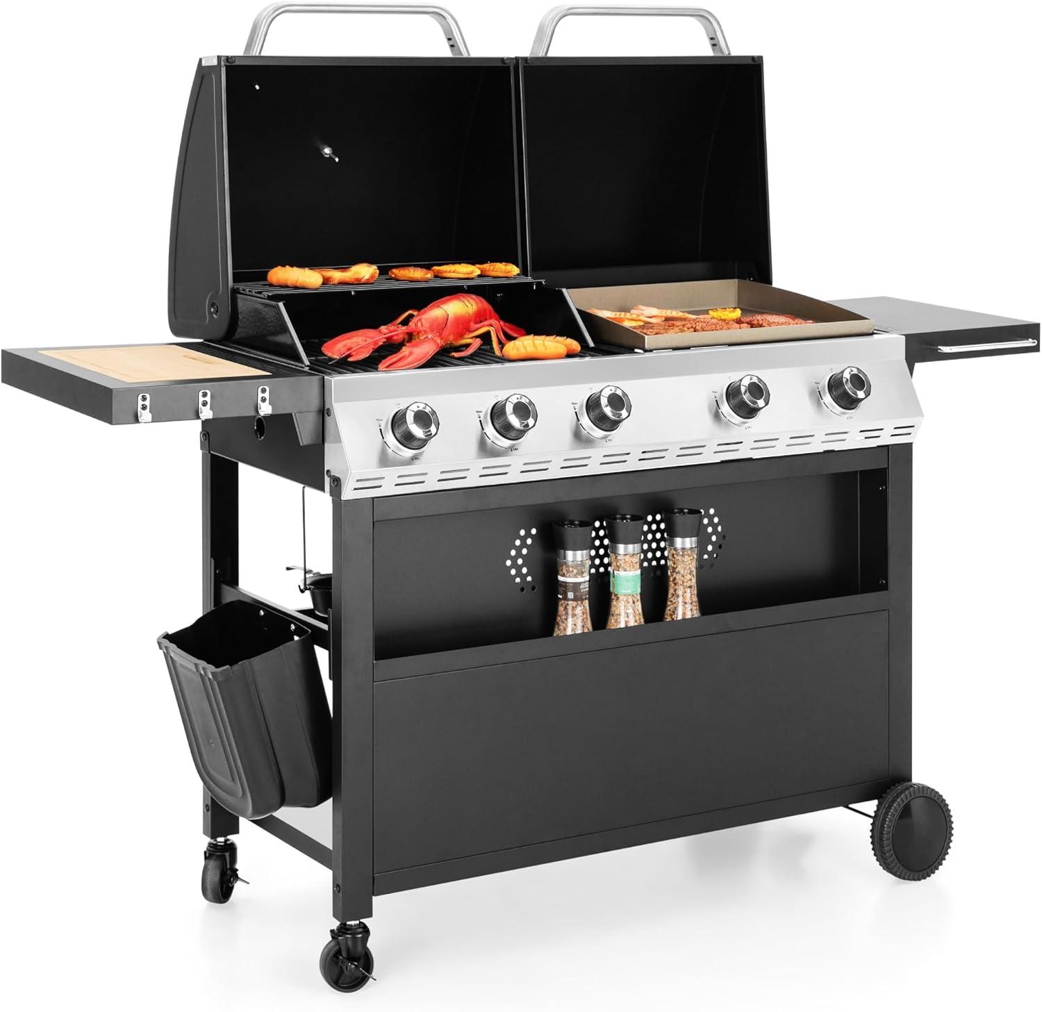 Charcoal Grill Showdown: Surprising Adjustable Pans & Foldable Tables for Big Gatherings