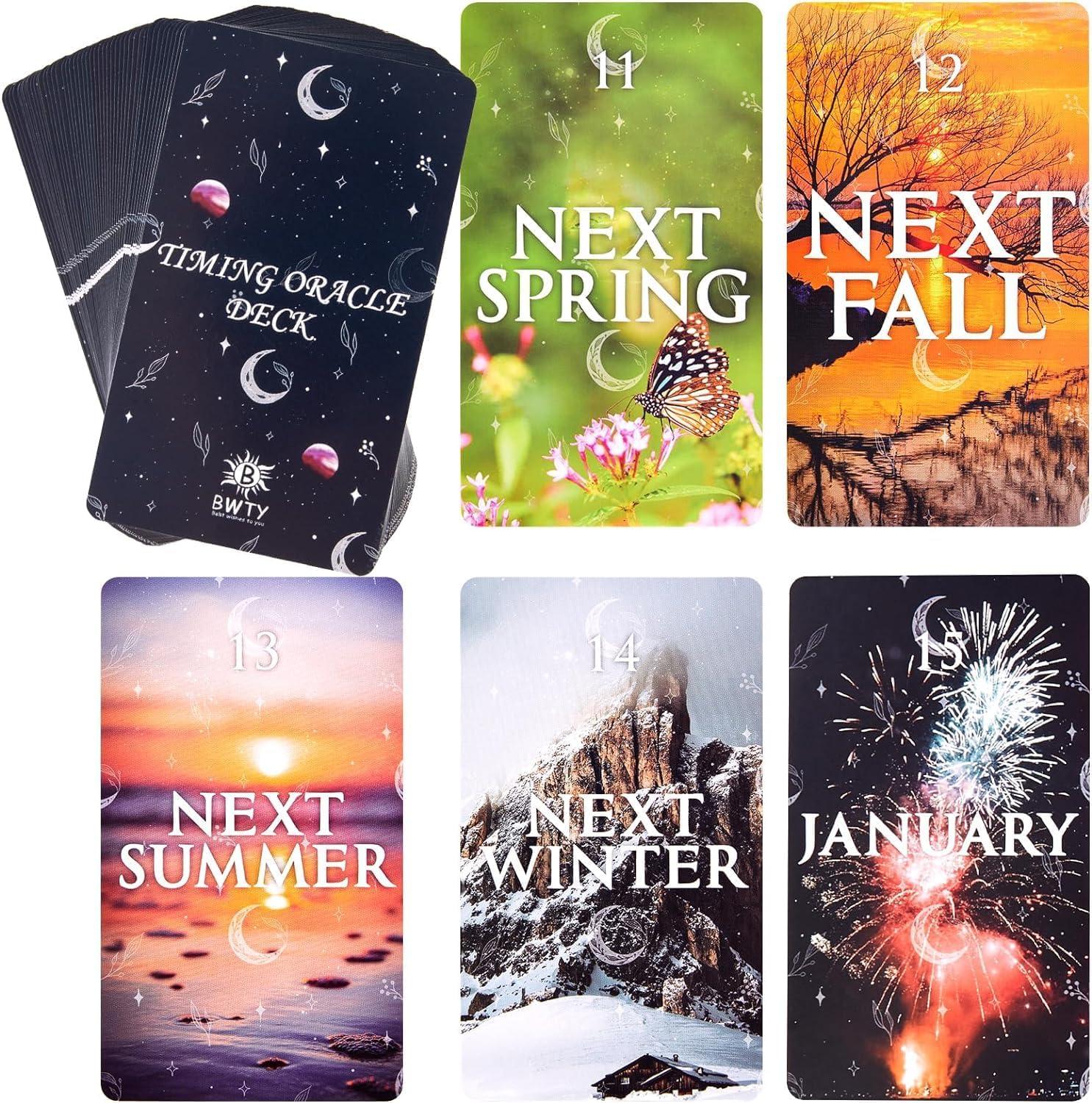 Time Oracle Cards' On-Card Meanings vs. 60 PCS Tarot Deck: Tested for Love & Work