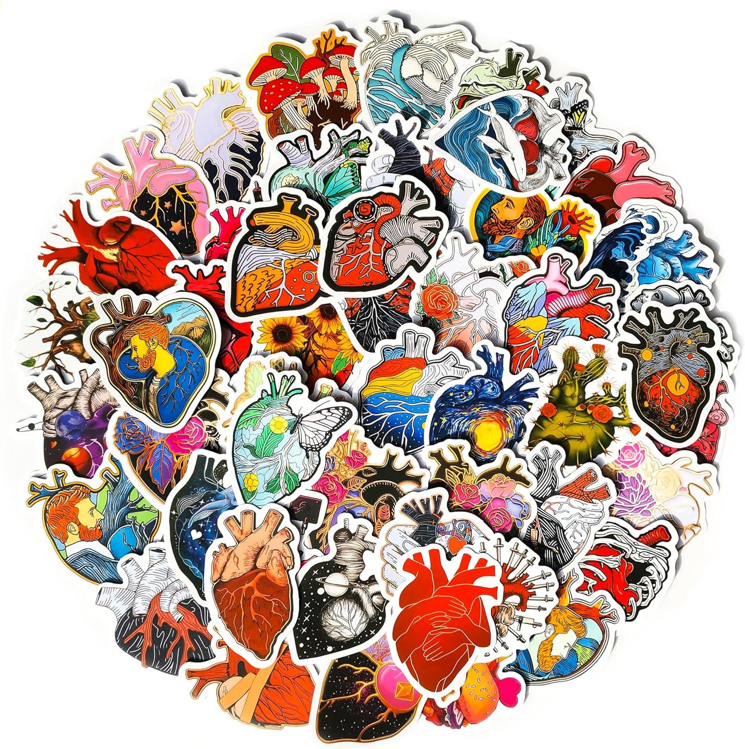 Yoksas Waterproof Heart Stickers: Tested for Durable Gifting? VS Common Alternatives