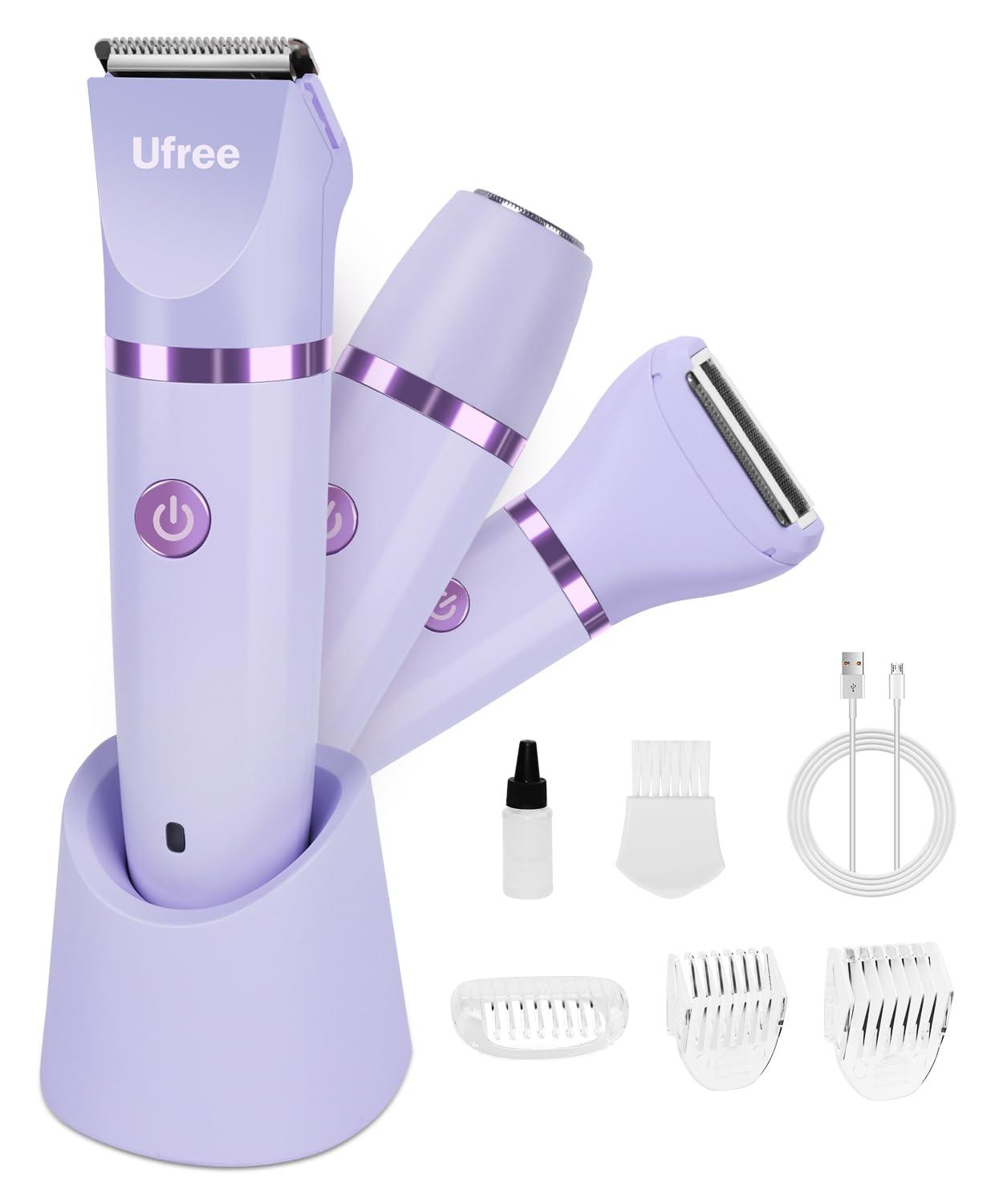 Ufree Bikini Trimmer Tested: Waterproof, Rechargeable, Purple... Gifts for Women