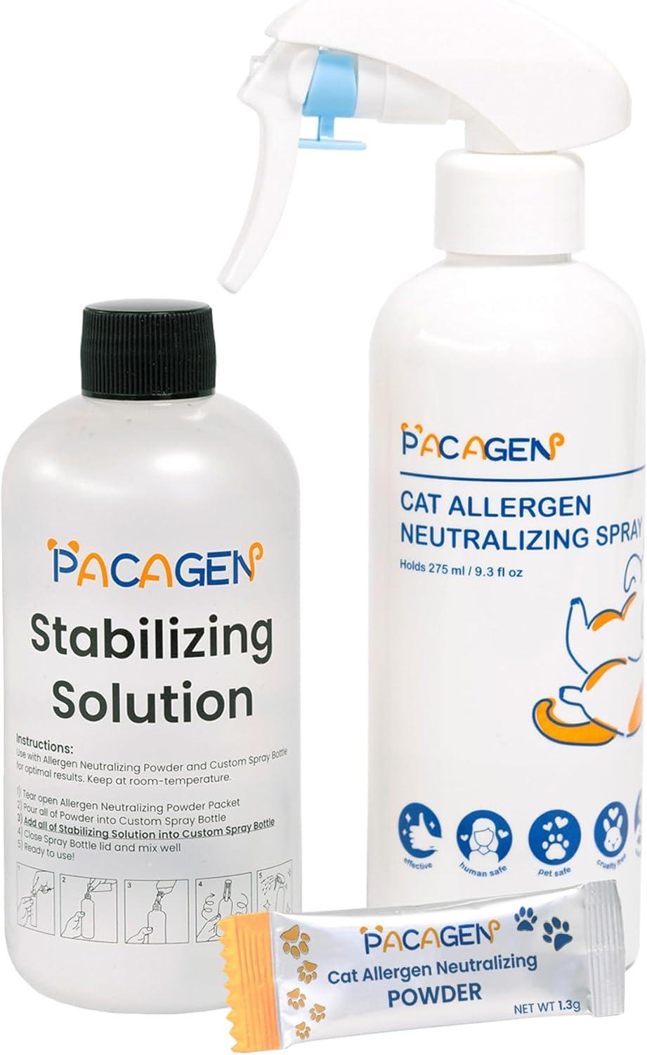 Tested 98% Allergen Removal: Pet-Friendly Spray for Cat Owners' Relief