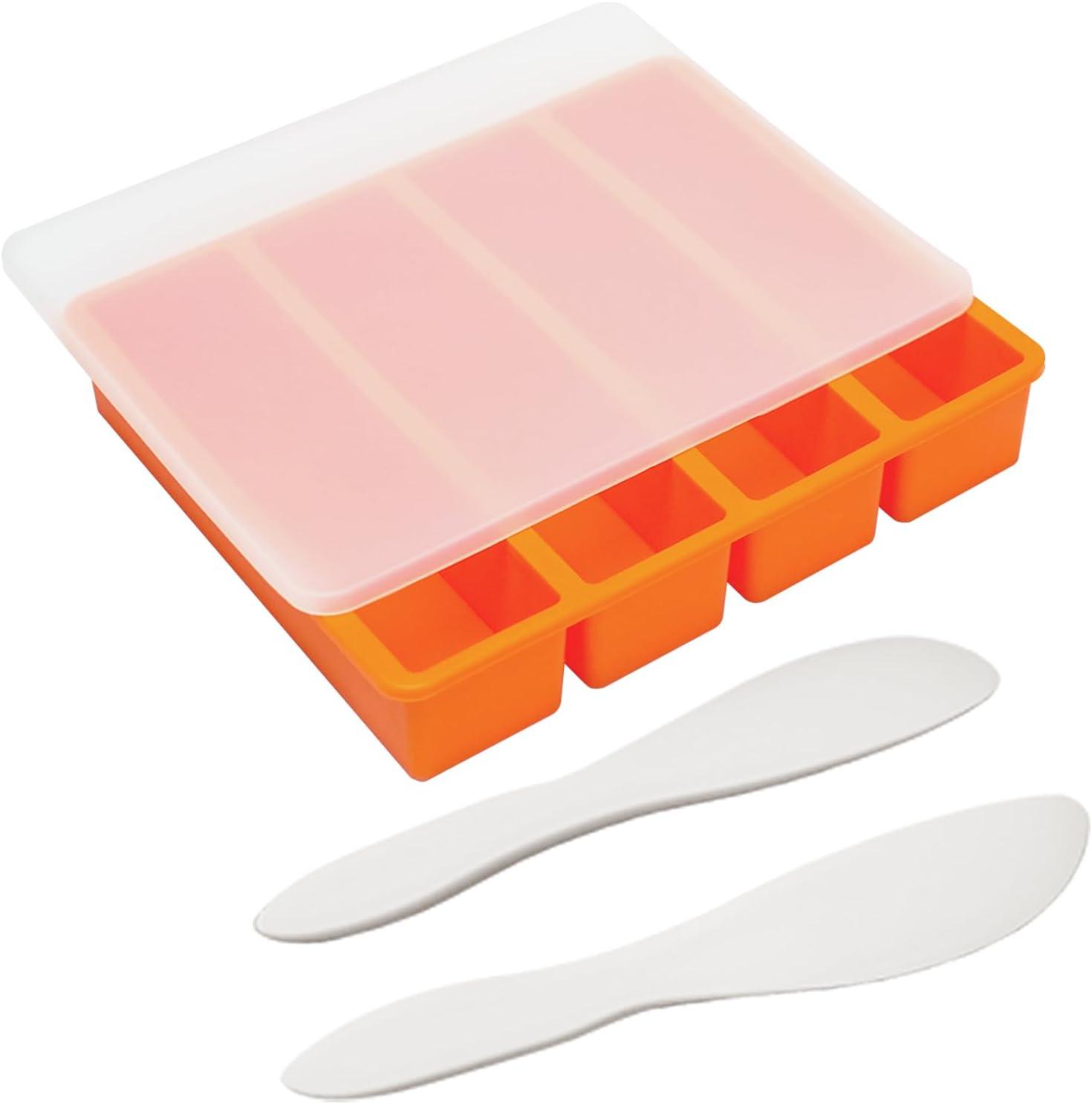 Silicone Butter Mold with Lid vs. Non-Stick Baking: Surprising Freshness Locked in Orange
