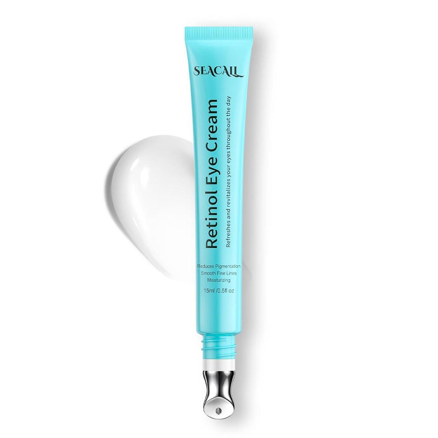 Retinol & Caffeine Showdown: Hyaluronic Acid, Vitamin C Fix for Anti-Aging Under Eye Care (15ml)