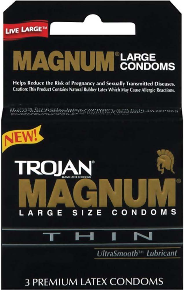 TROJAN Magnum Thin Lubricated 3 Count: Surprising Comfort, Versus Condoms