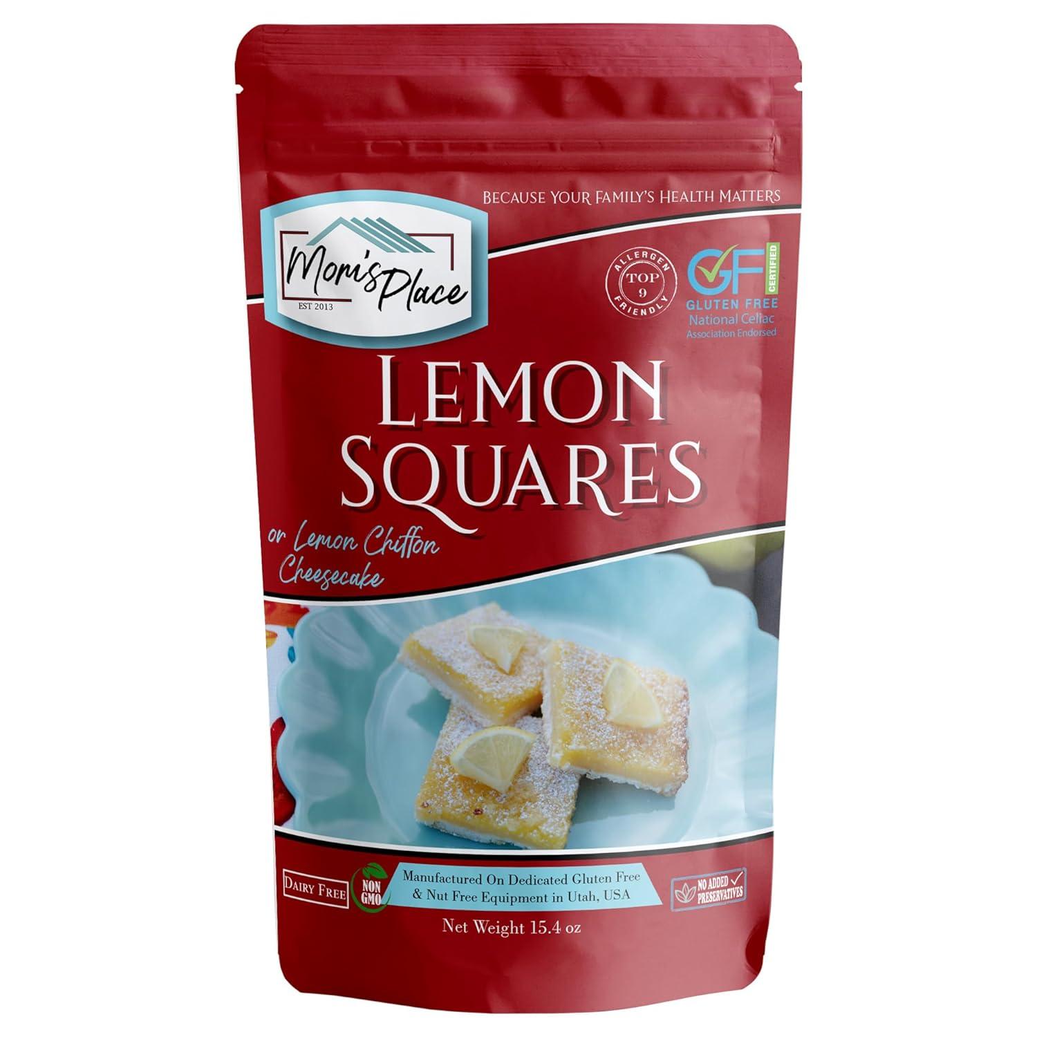 Lemon Squares Showdown: Tested Gluten-Free Mix vs. Regular, 15 Servings