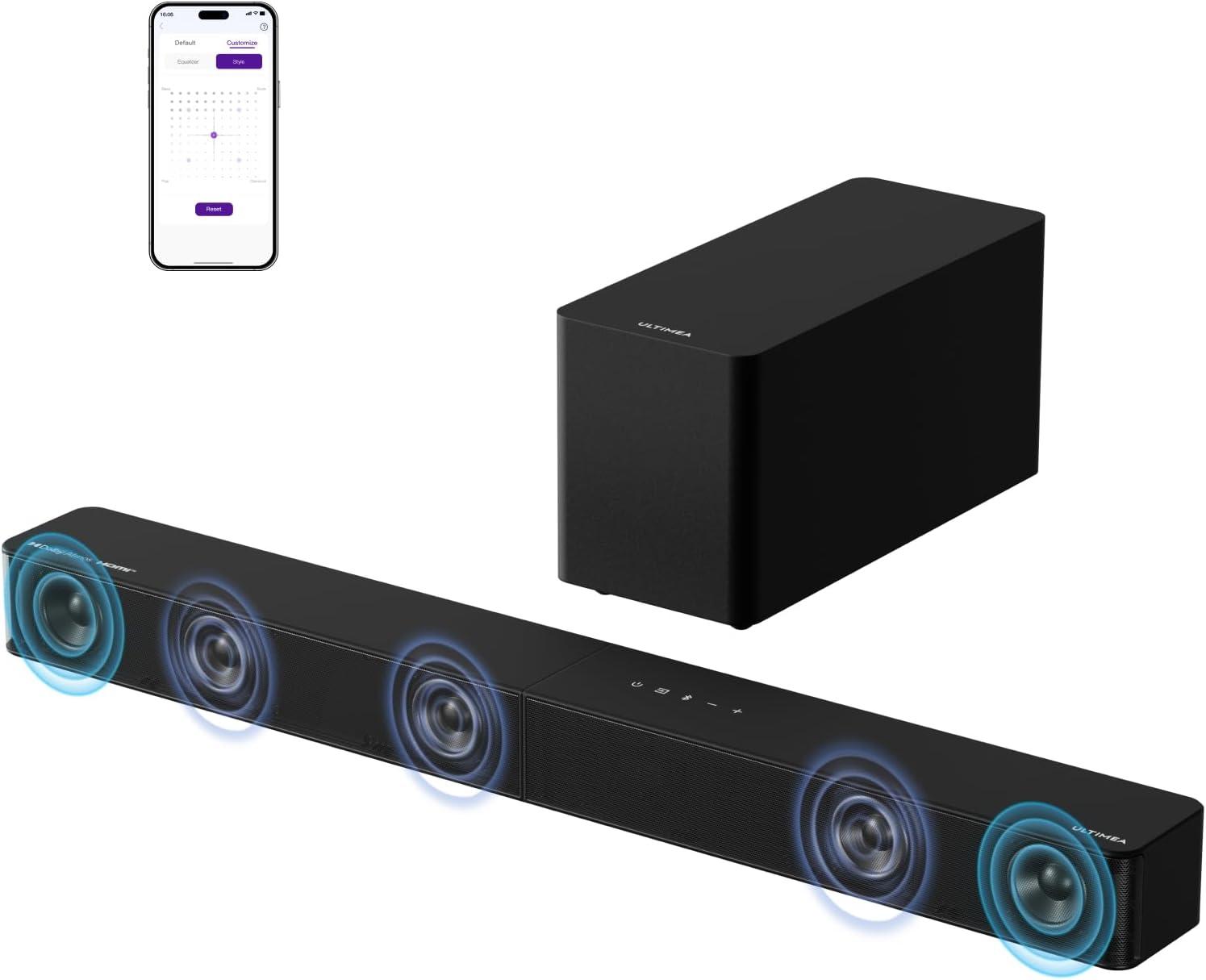 ULTIMEA 5.1CH vs Poseidon M60 (2025): Dolby Atmos Tested. 300W Soundbar Showdown in 2025