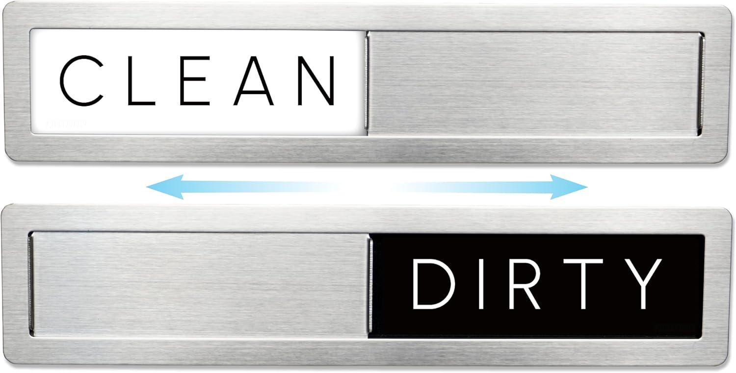 Minimalist Dish Magnet Sign Tested: Clean/Dirty Sign with Sticker for Non-Metal Dishwashers... Compared Insight