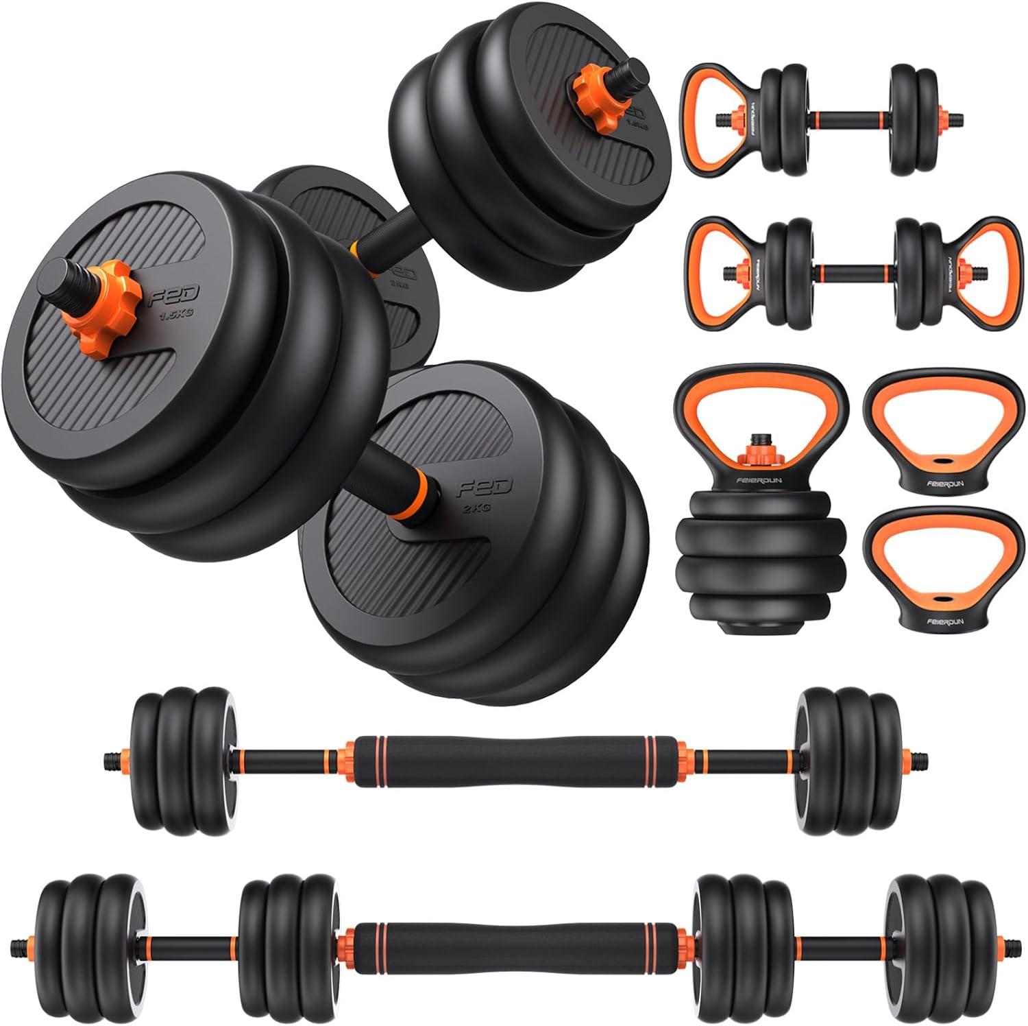 Feierdun dumbbells tested: Versatile,Connector,... Home gym staple!
