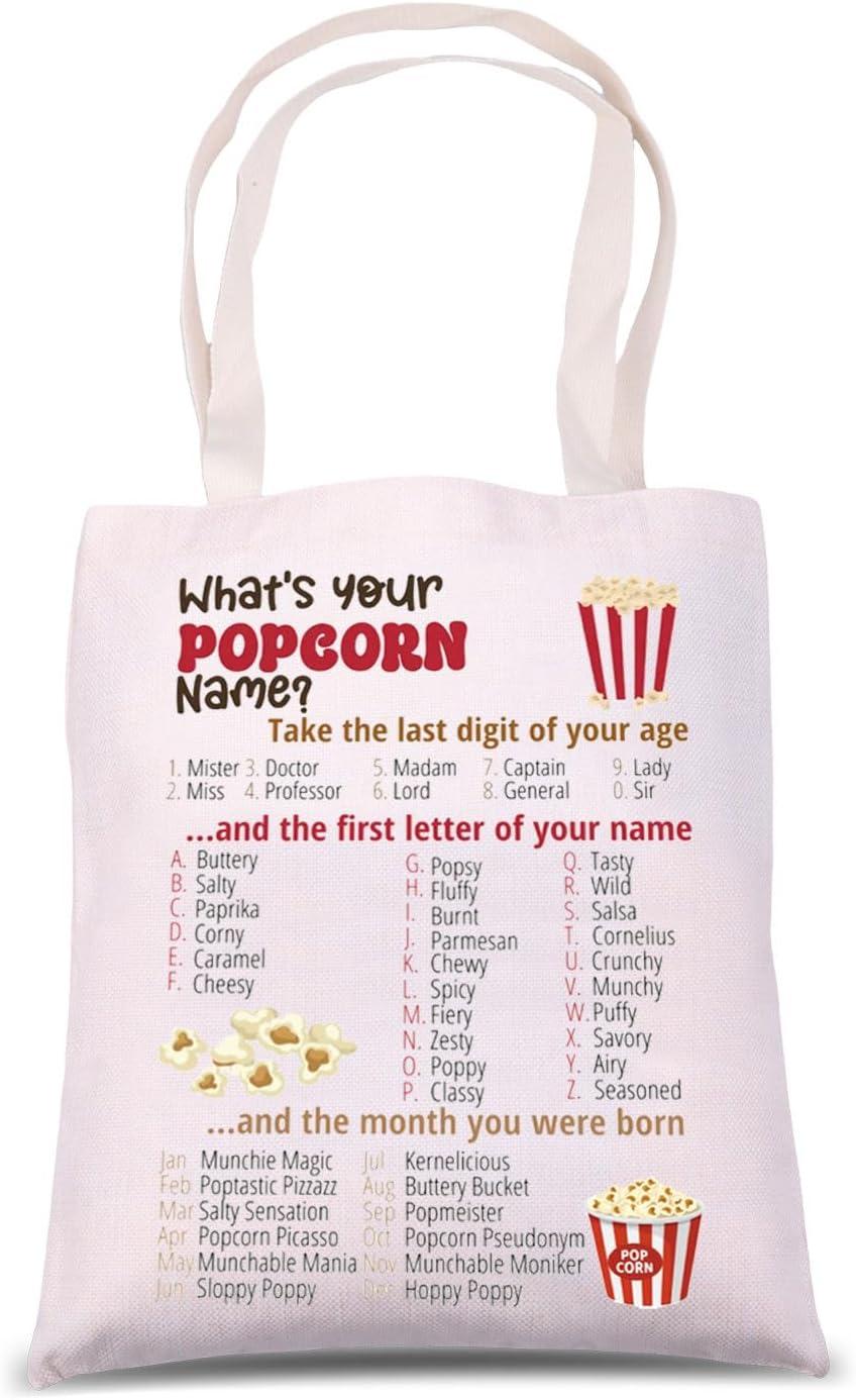 Funny Name Game VS Tote Bag: Surprising Popcorn Gift Insight... (Compare Now!