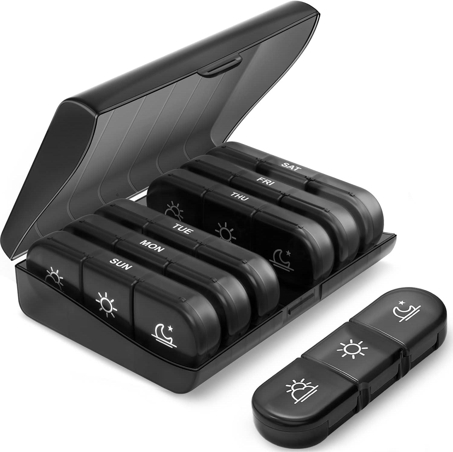 Organizing Vitamins? Surprising Storage Compared Testing Black Weekly Pill Keeper