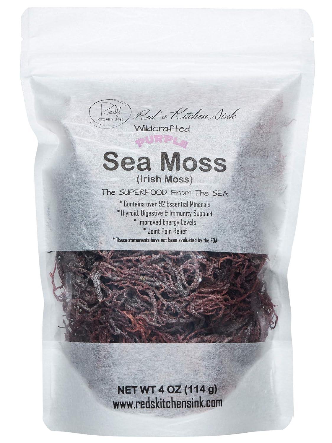 Purple Sea Moss Compared: Wildcrafted St. Lucia Moss, 50+ Oz Gel... Surprising Insights for Skincare Enthusiasts