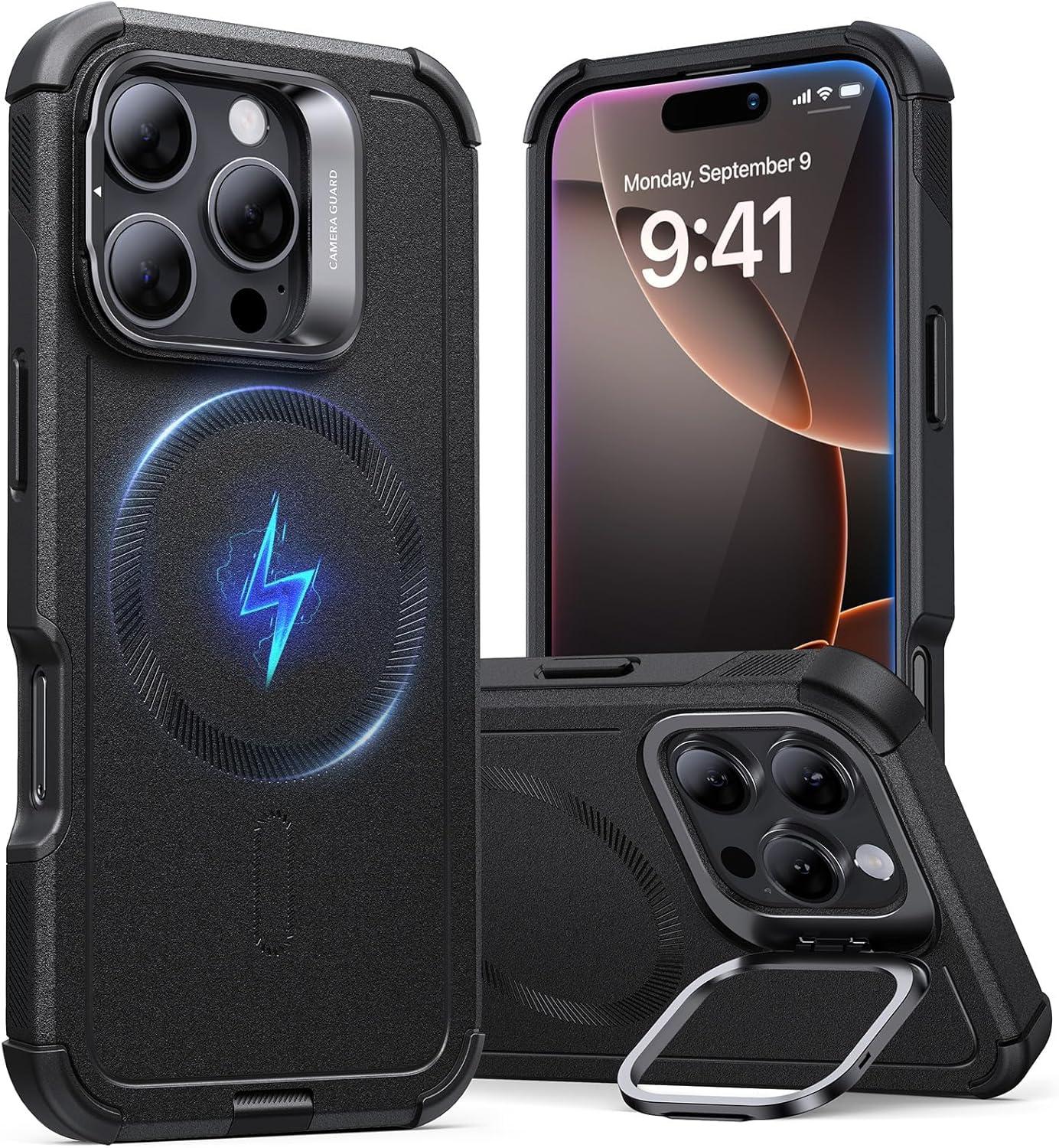 ESR iPhone 16 Pro Max Case: 23FT Drop Protection... Surprising Stand Is A Game Changer!
