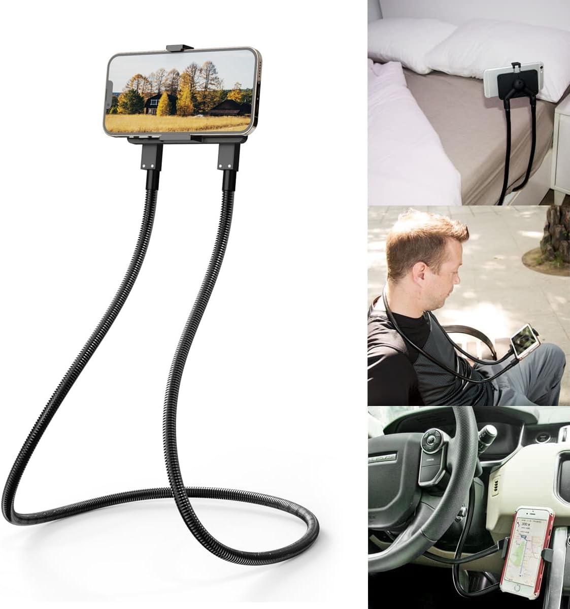 Lazy Bracket Versus Universal Stand: Tested DIY Mount's Smart Grip...Perfect For Calls On The Go (Black)