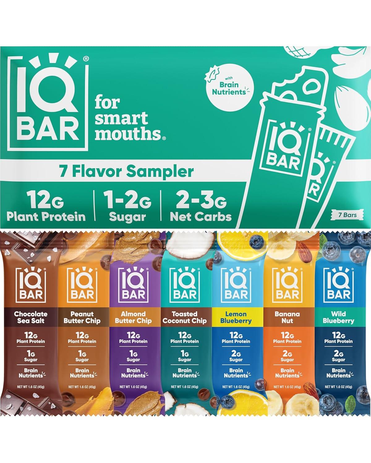 IQBAR Brain Versus Gluten-Free Energizing Meal Deals... Tested For Surprising Insight