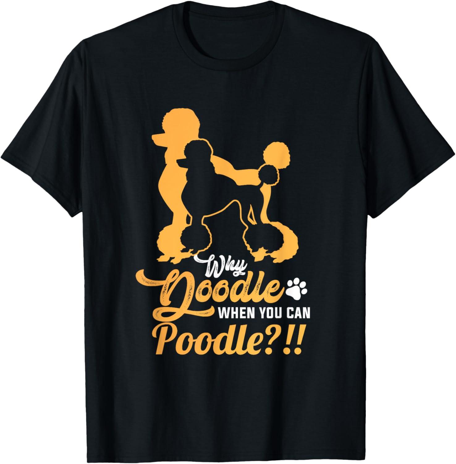 Doodle Versus Poodle Puppy T-Shirt: Surprising Insight Into Dog Breeds