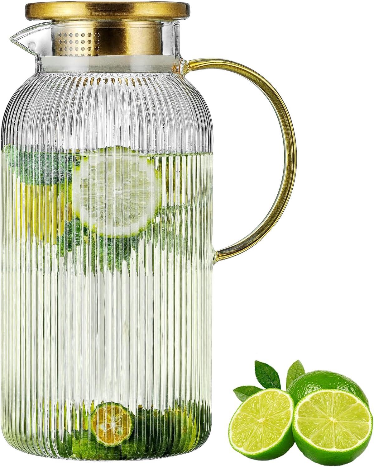 Stunning Glass Pitcher: Tested For Secure Delivery… Perfect Gift!