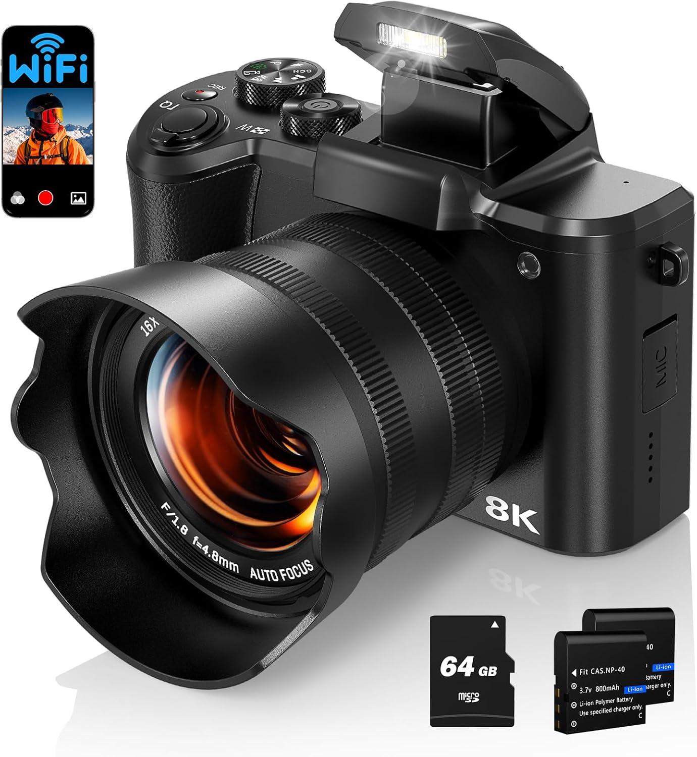 8K Tested Versus 88MP: Surprising Vlogging Camera Insight... Black Edition