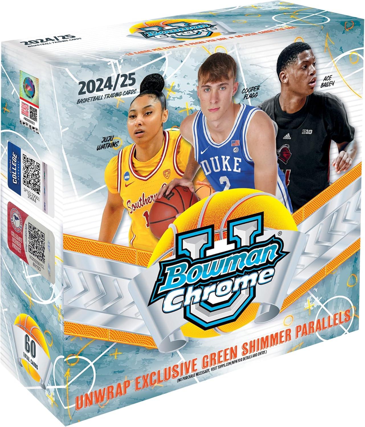 2024-25 Topps Bowman U Chrome: Factory Sealed vs Value Box... collector’s insight