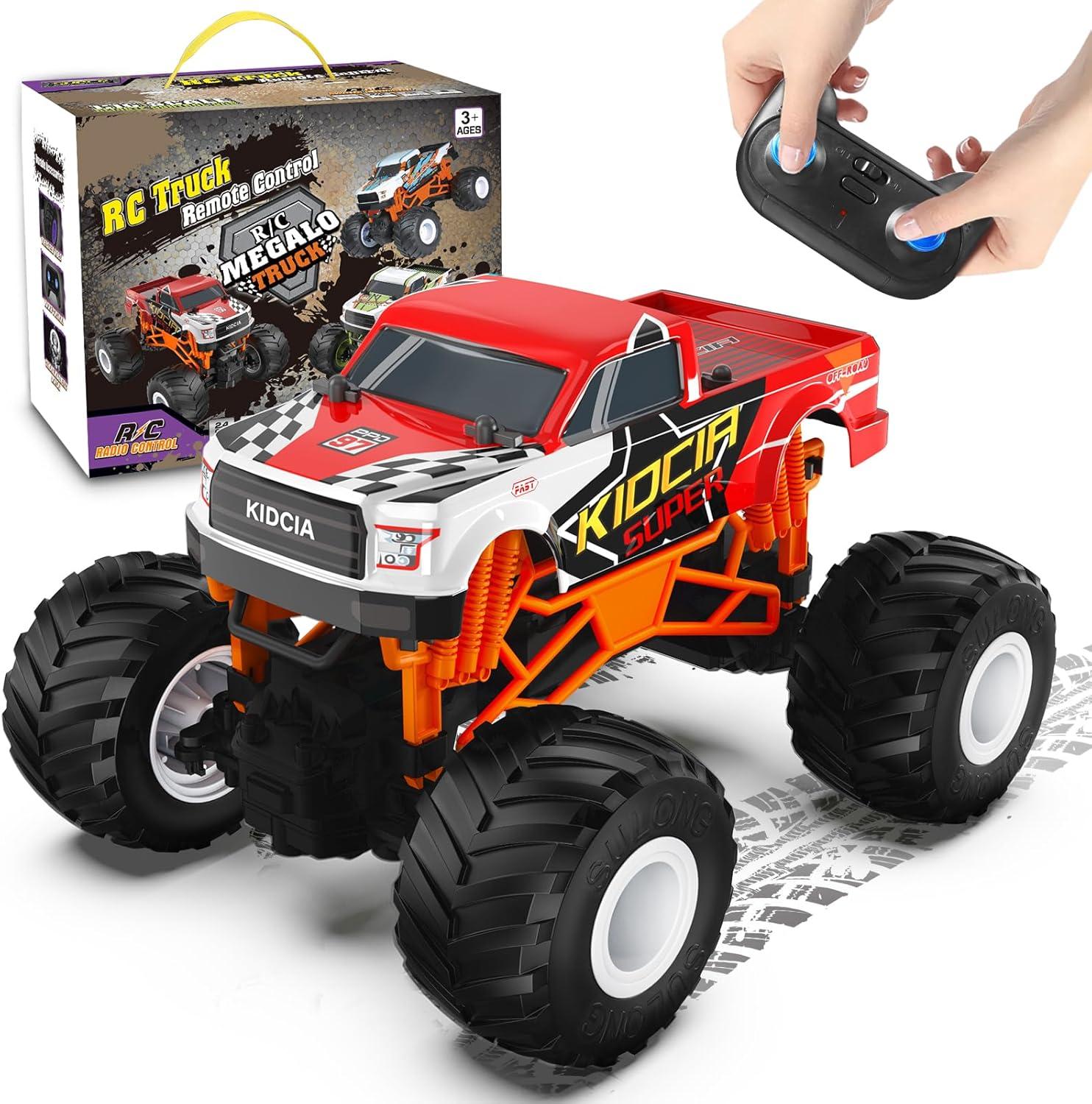 Monster Truck RC Showdown: 20KM/H vs 1:16 Scale, compare games for kids!