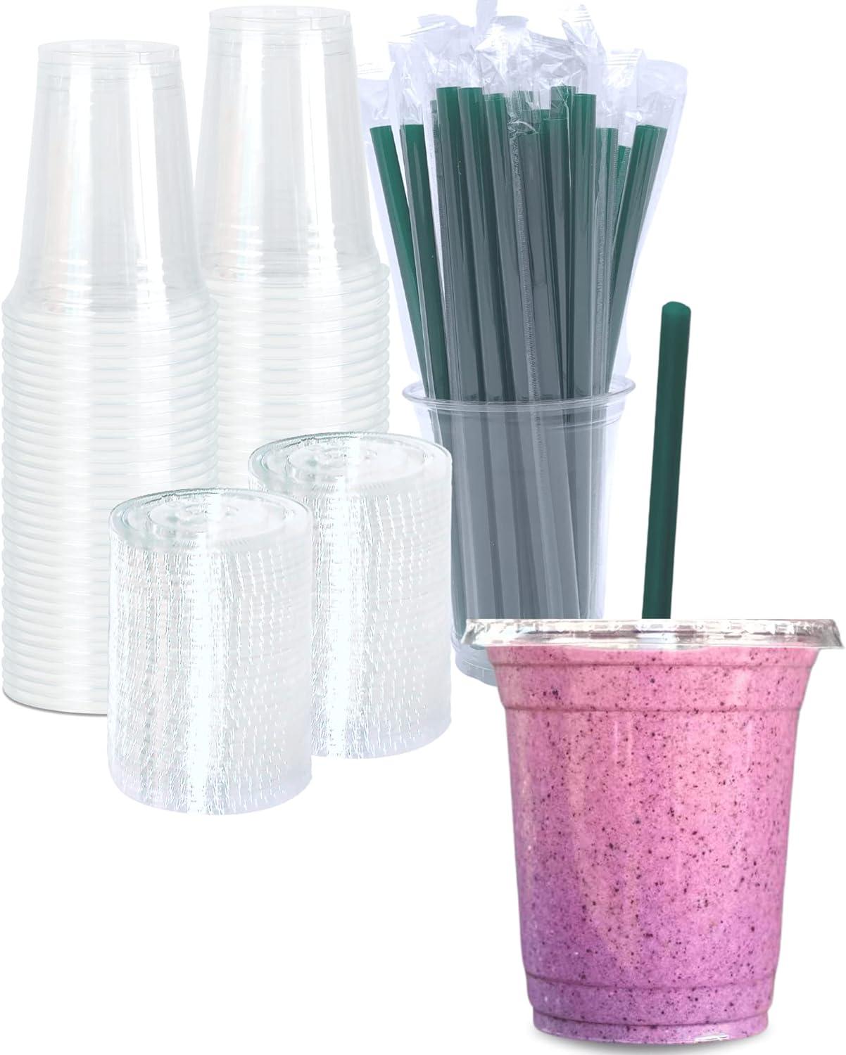 Clear Cups With STRAWS, 25 Sets Compare TestEddrinkers Pick!