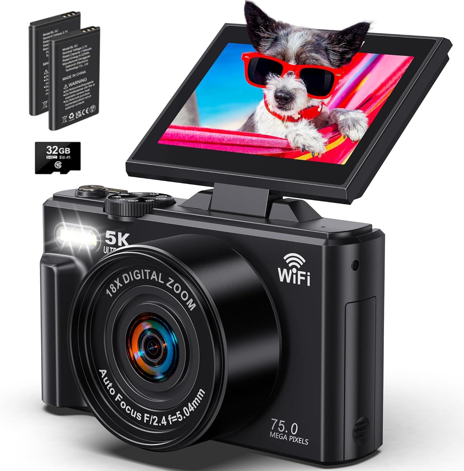 5K WiFi Tested Versus 75MP – Amazing Autofocus & Vlogging UHD Cam Showdown