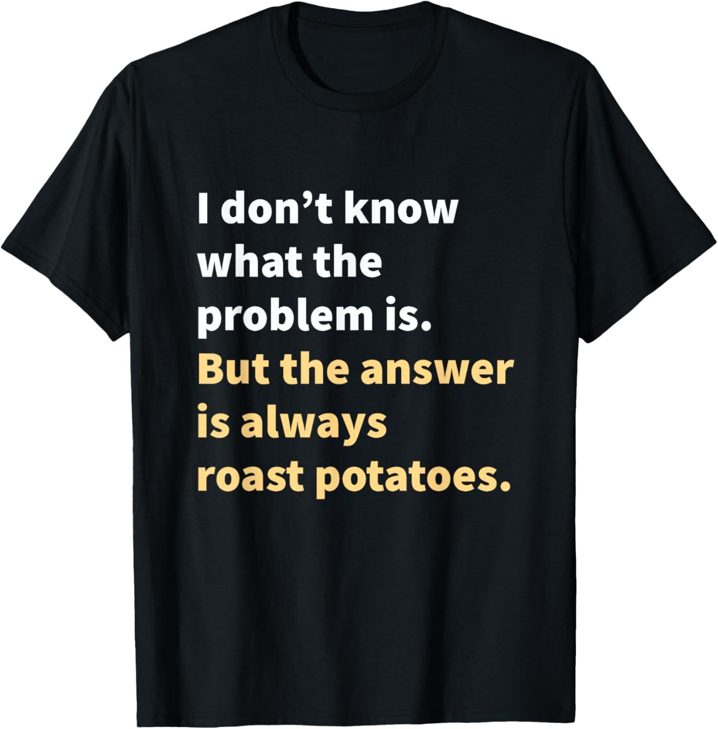 Roast Potato T-Shirt Showdown: Tested Comfort Meets Quirky Design Online... Shop Smart This Season