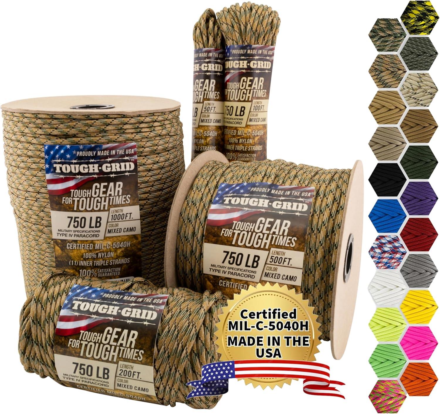 Tough-Grid Paracord: Tested Strength for Outdoor Survival
