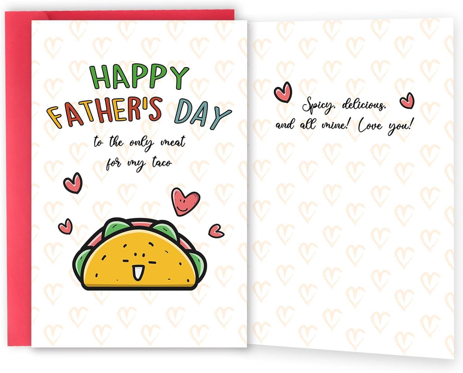 Funny Taco Gift Surprising Insight... Father's Day Tests Love!