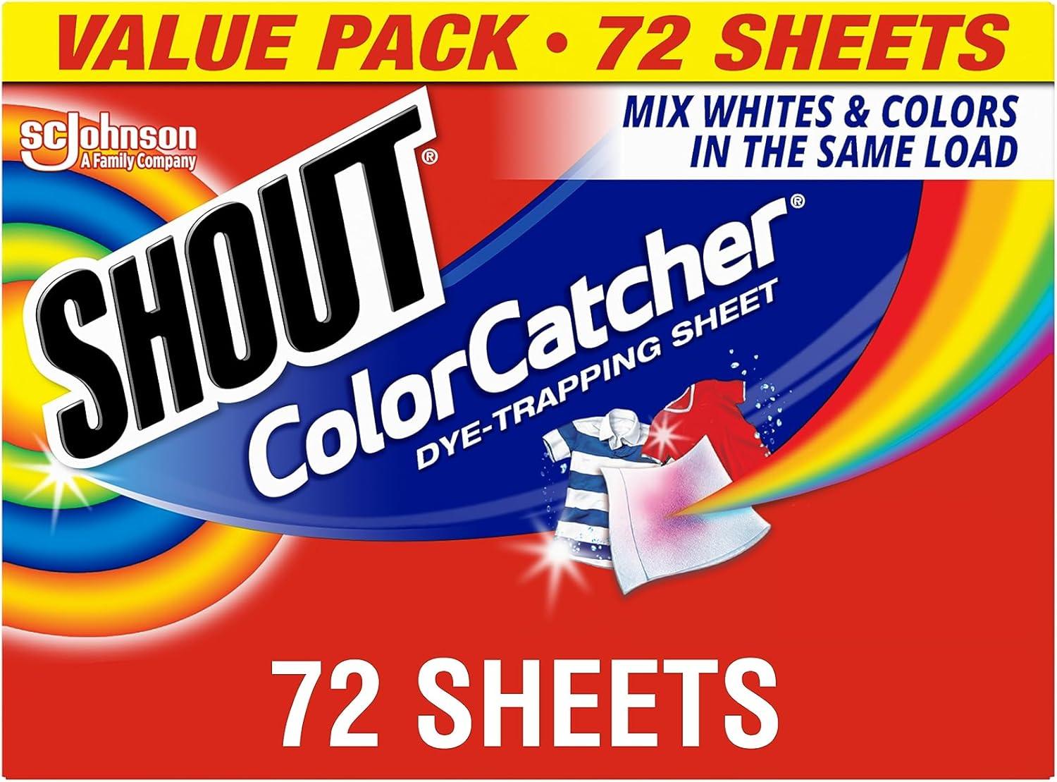 Shout Color Catchers Prevent Runs: Mixed Washes vs. Originals, Tested Insight...72 Pack (Laundry)