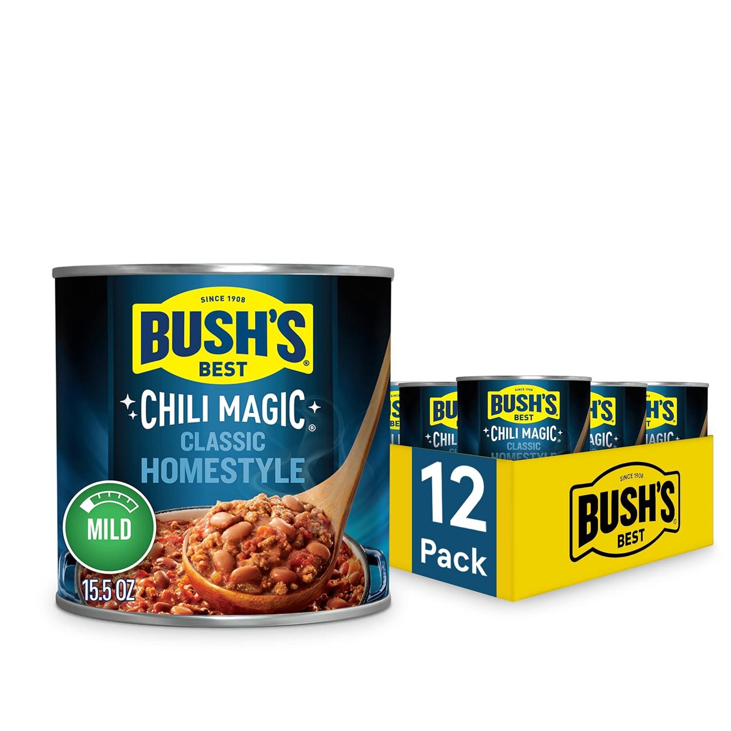 Bush's Best Chili Magic: Tested Protein Power vs. Low-Fat Surprise... packs a punch!